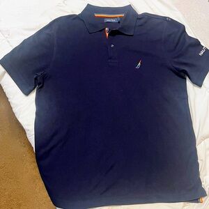 Nautica Men's Pride Performance Navy Blue Polo Shirt, L